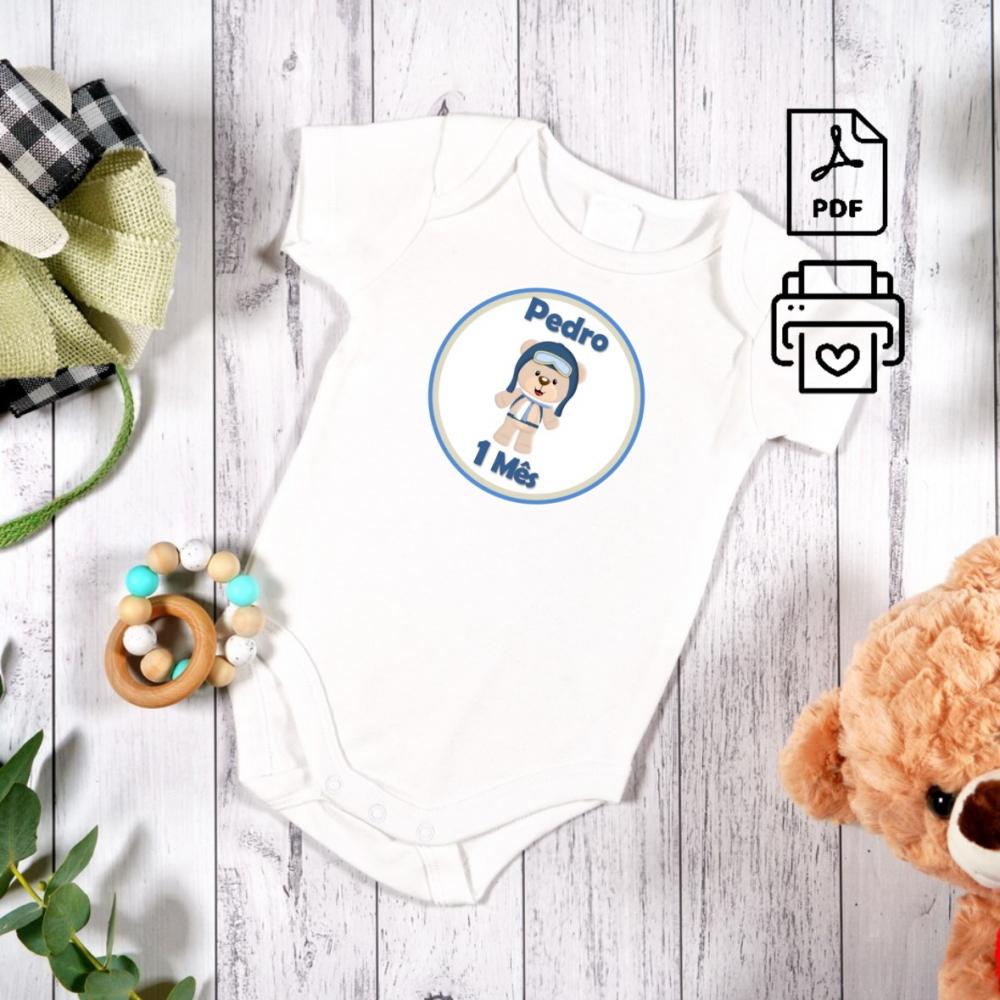 Arquivo Digital Mêsversário Ursinho Aviador