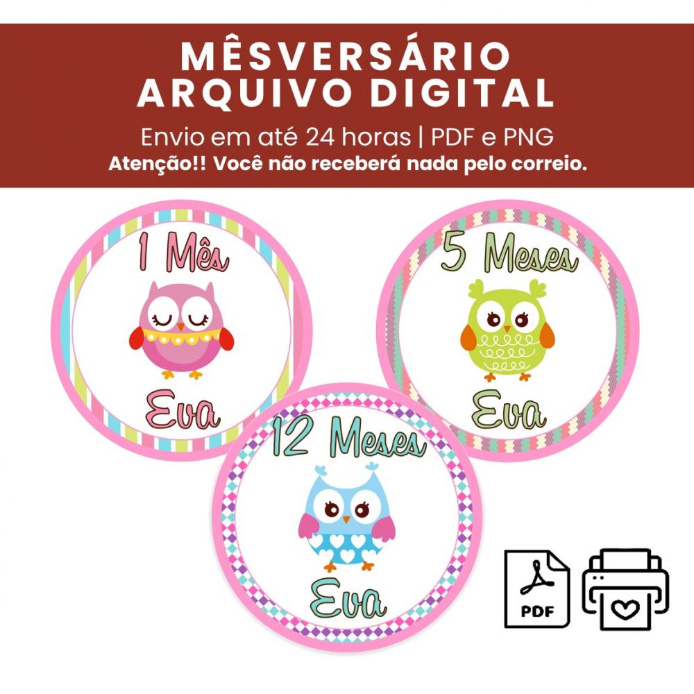 Arquivo Digital Mêsversário Corujinhas