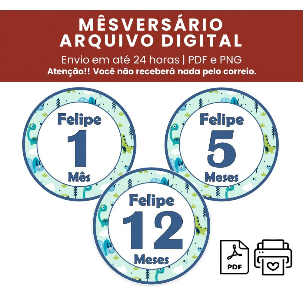 Arquivo Digital Mêsversário Dinossauros