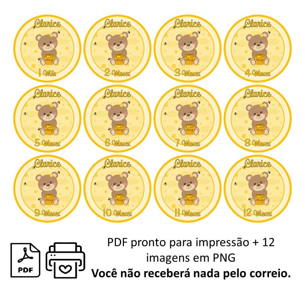 Arquivo Digital Mêsversário Ursinha Mel