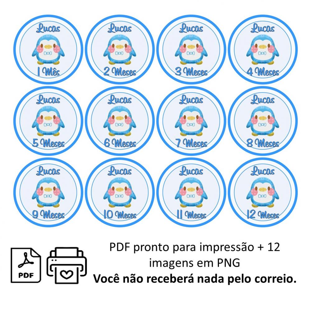 Arquivo Digital Mêsversário Pinguim Azul