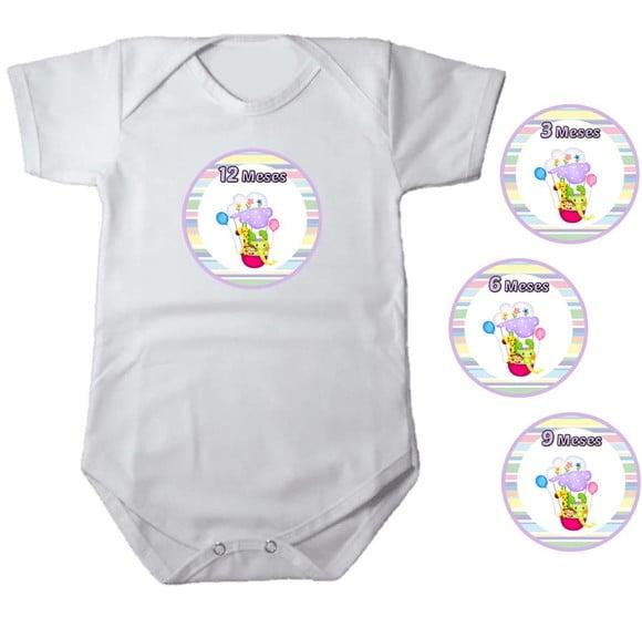 Kit de Adesivo Mêsversário Animais