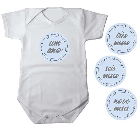 Kit de Adesivo Mesversario Azul
