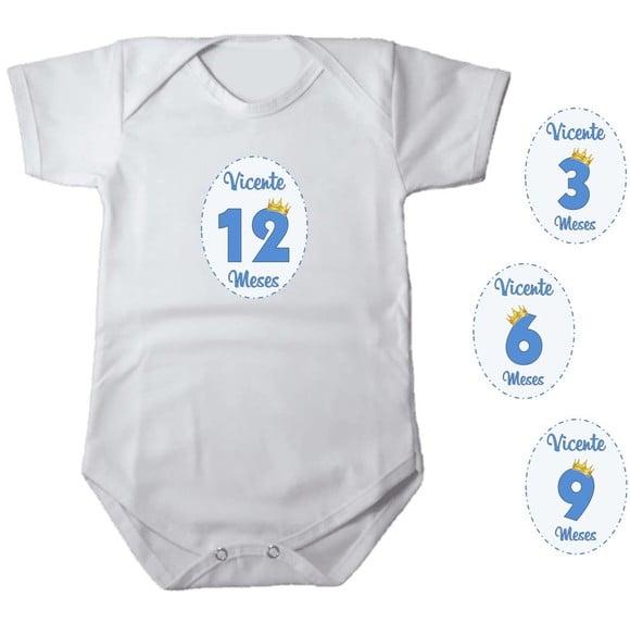 Kit de Adesivo Mêsversário Coroa Principe Nomes