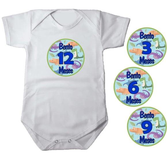 Kit de Adesivo Mesversario Dinossauros