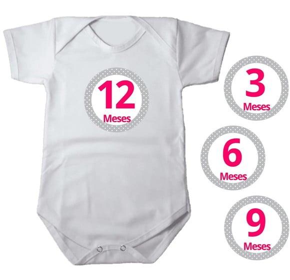 Kit de Adesivo Mesversario Menina Poá