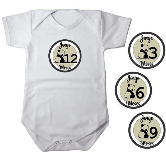 Kit de Adesivo Mesversario Pandinha
