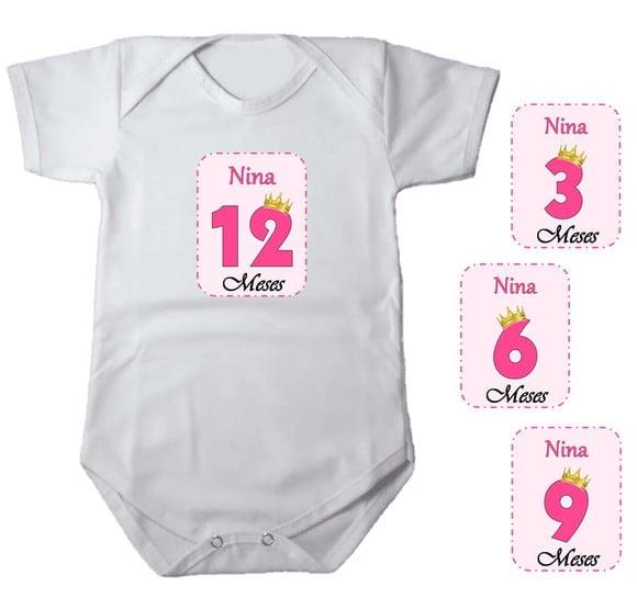 Kit de Adesivo Mêsversário Princesa Nomes
