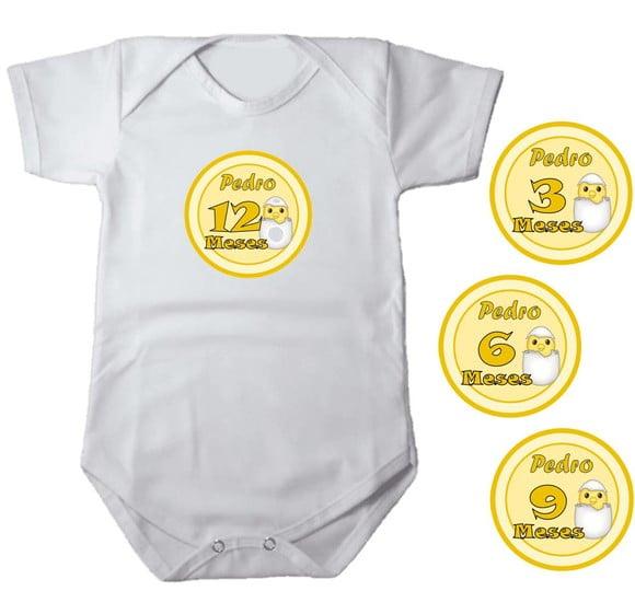 Kit de Adesivo Mêsversário Pintinho