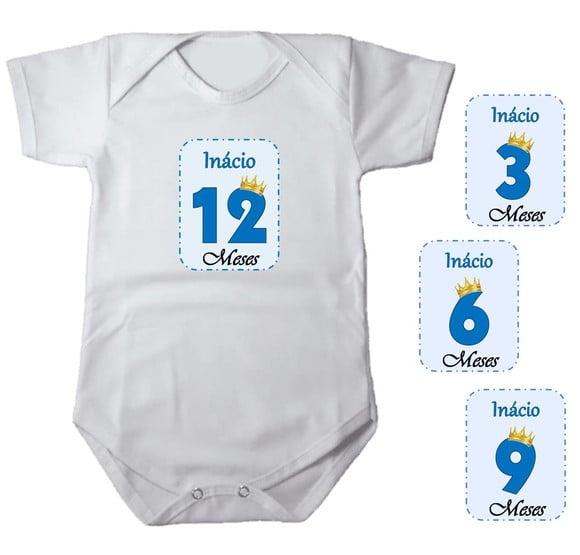 Kit de Adesivo Mêsversário Principe Nomes