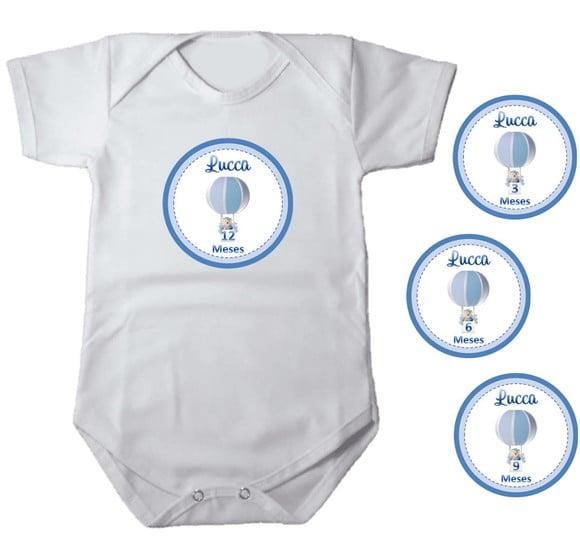 Kit de Adesivo Mêsversário Ursinho