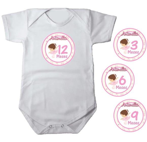 Kit de Adesivo para Body Mêsversário Bailarina