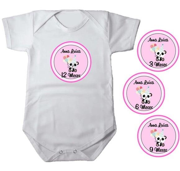 Kit Mêsversario Adesivo Pandinha