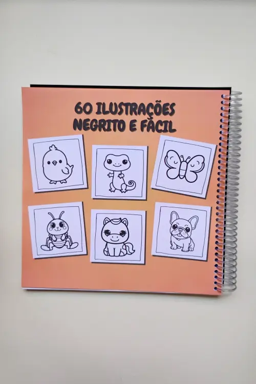 Livro de Colorir Animais - Caderno de Atividades