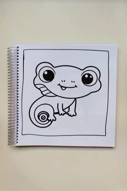 Livro de Colorir Animais - Caderno de Atividades
