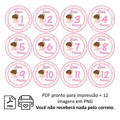 Arquivo Digital Mêsversário Bailarina