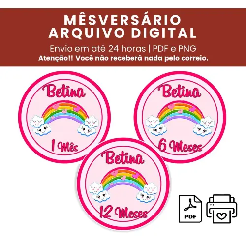 Arquivo Digital Mêsversário Arco-Íris