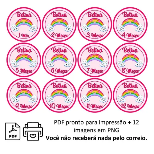 Arquivo Digital Mêsversário Arco-Íris