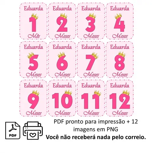 Arquivo Digital Mêsversário Princesa
