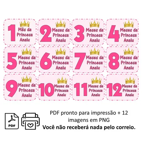 Arquivo Digital Mêsversário Princesa