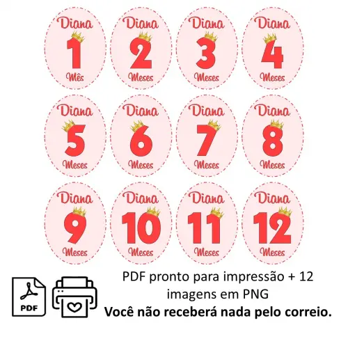 Arquivo Digital Mêsversário Princesa
