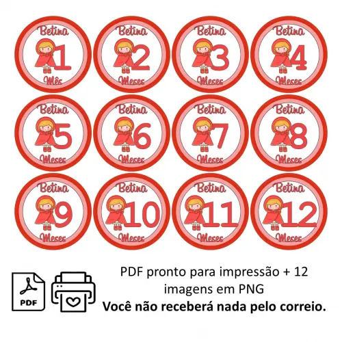 Arquivo Digital Mêsversário Chapéuzinho