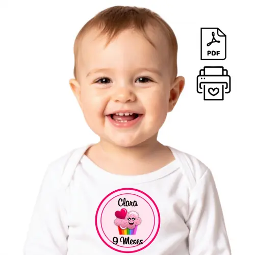 Arquivo Digital Mêsversário Cupcake