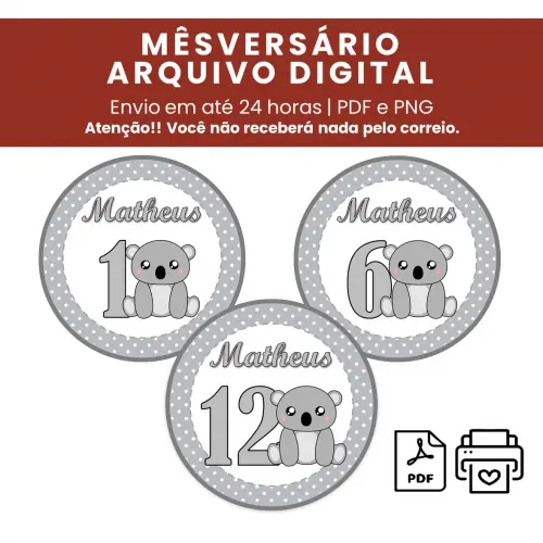 Arquivo Digital Mêsversário Coala