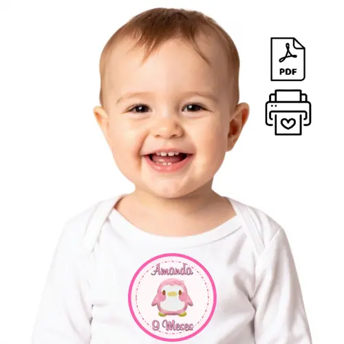 Arquivo Digital Mêsversário Pinguim Rosa