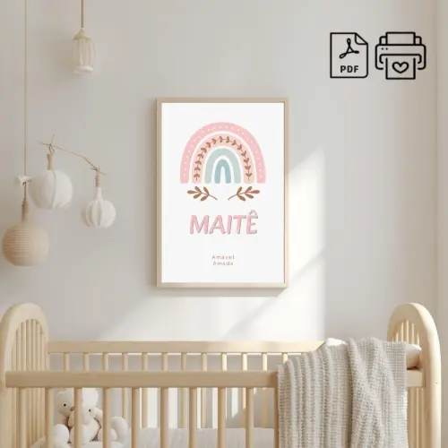 Quadro Significado do Nome Maitê - Arquivo Digital