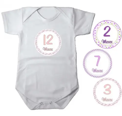 Kit de Adesivo Mêsversario Menina