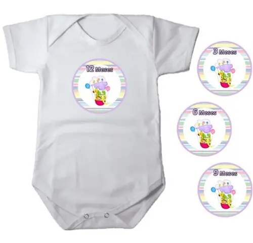 Kit de Adesivo Mêsversário Animais
