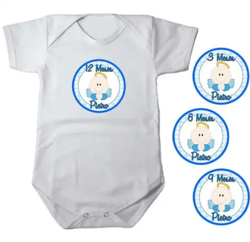 Kit de Adesivo Mesversario Anjinho
