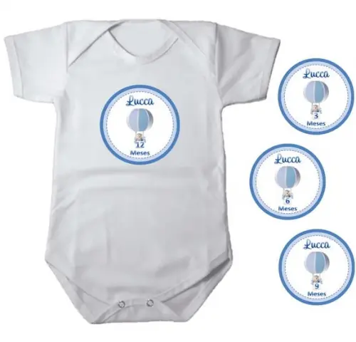 Kit de Adesivo Mêsversário Ursinho