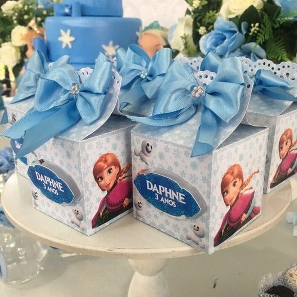 Caixa Lembrancinha Frozen