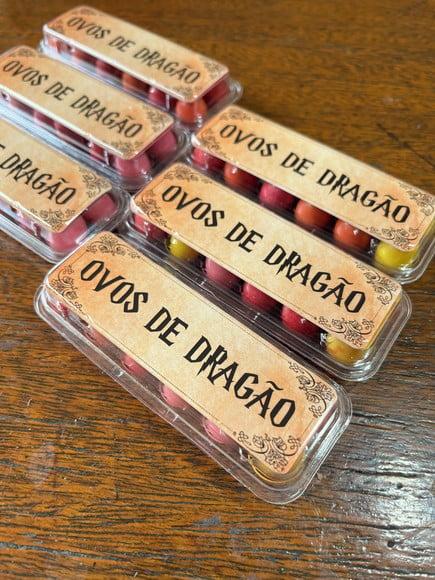 Lembrancinha Harry Potter ovos de Dragão
