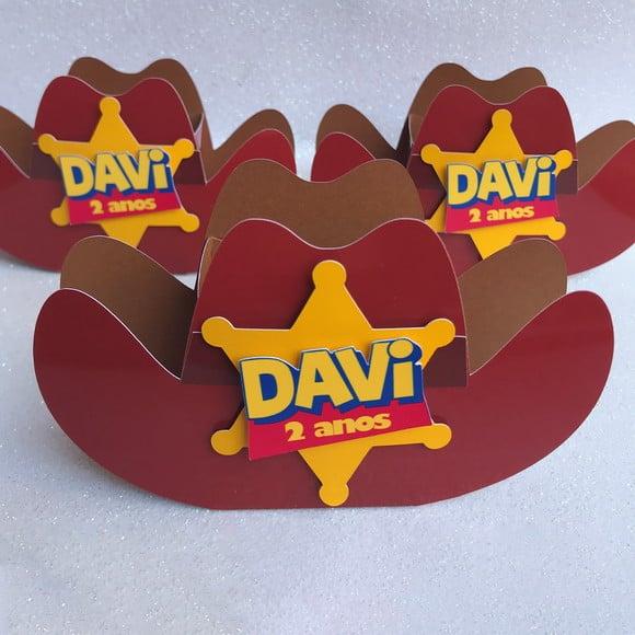 Caixa Chapeu Woody Toy Story