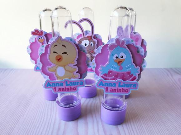Tubete Lembrancinha Galinha Pintadinha Candy