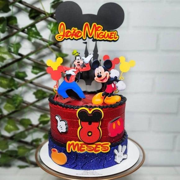 Topo de Bolo Mickey