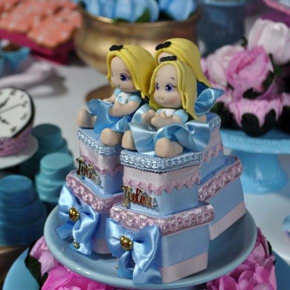 Caixa Dupla Luxo Alice no País das Maravilhas