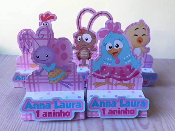 Porta Bis Duplo Lembrancinha Galinha Pintadinha