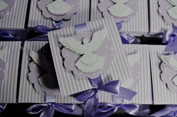 Caixa Mini Terço Lembrancinha Batizado