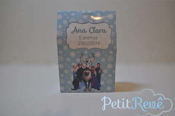 10 Caixa Sacolinha Frozen