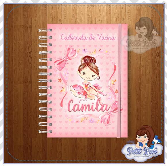 Caderneta de Vacina Personalizada Bailarina