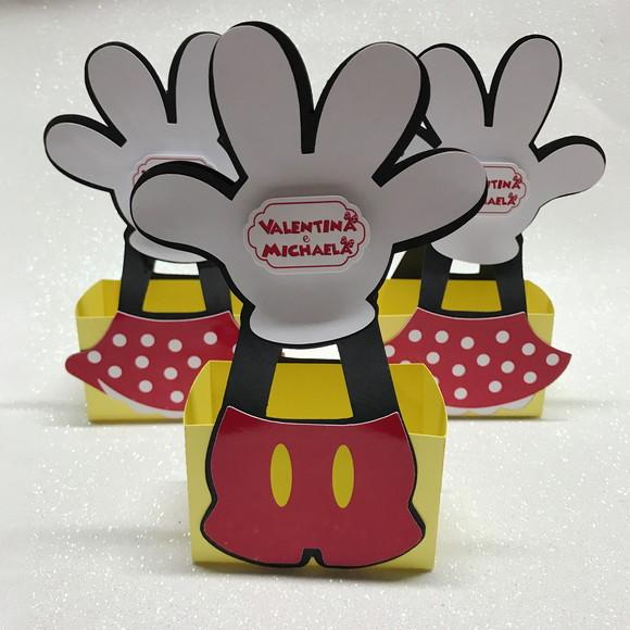 Caixa Balão Mickey Minnie