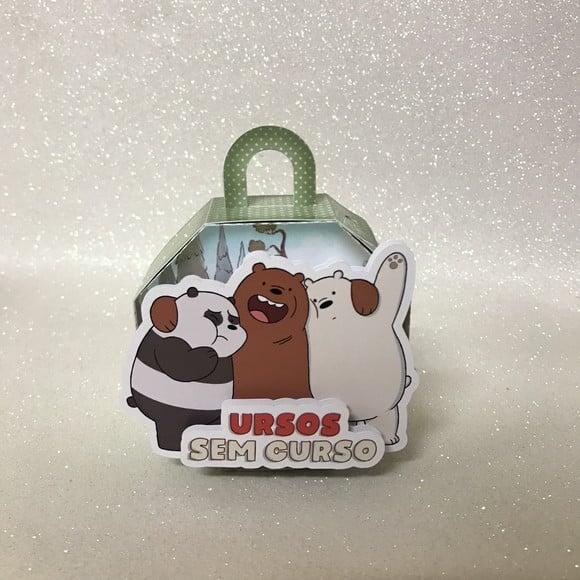 10 Caixa Lembrancinha Urso sem Curso