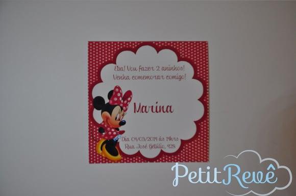 10 Convite Minnie