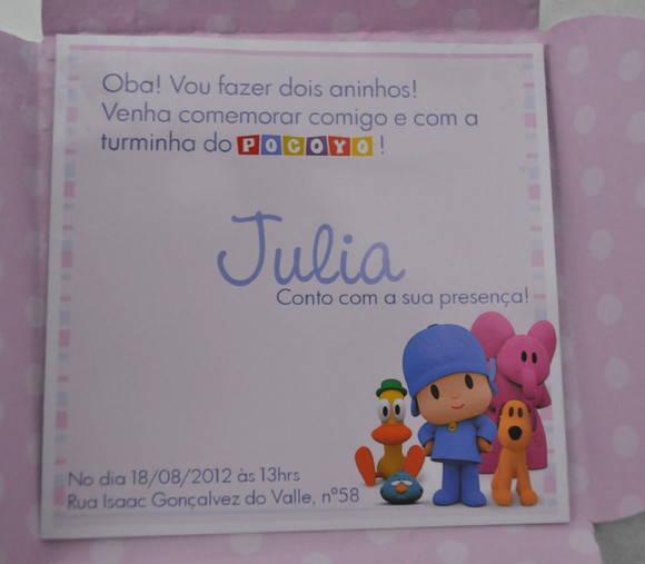 10 Convites Pocoyo