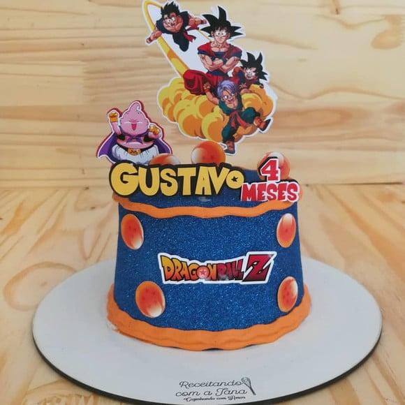 Topo de Bolo Dragon Ball Z
