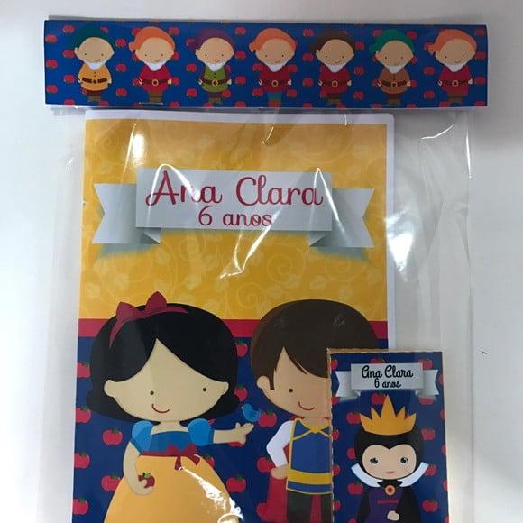 Kit Colorir Branca de Neve